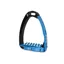 Tech Venice Flat Evo Safety Stirrups-Black/Blue